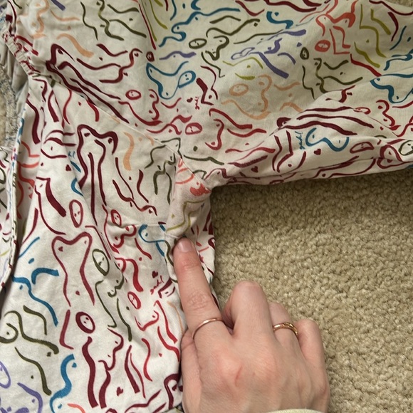 Lisa Says Gah! Lena Painted Ladies Tie Front Babydoll Dress - Picture 16 of 16